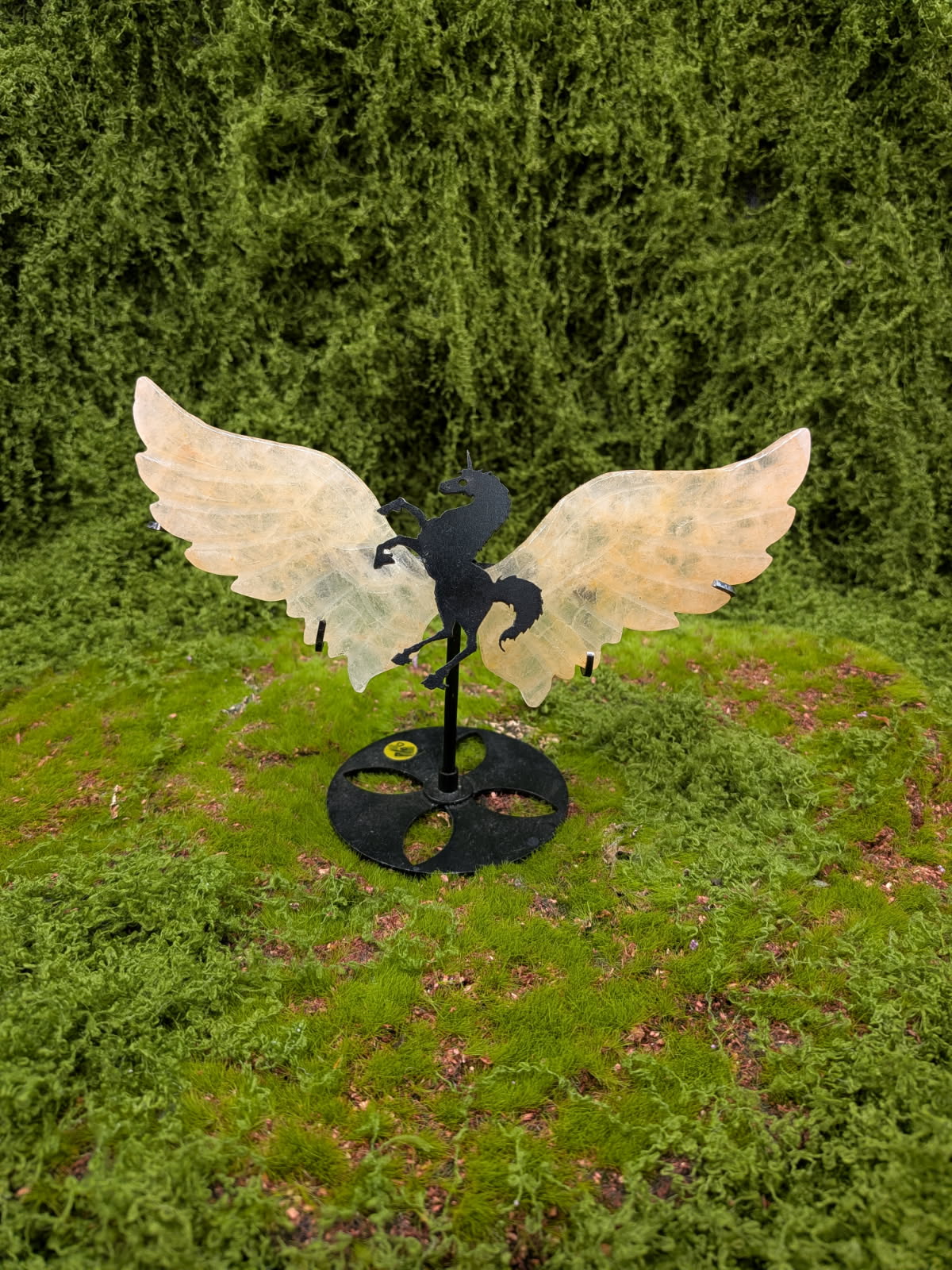 Golden Healer Wings On Unicorn Stand
