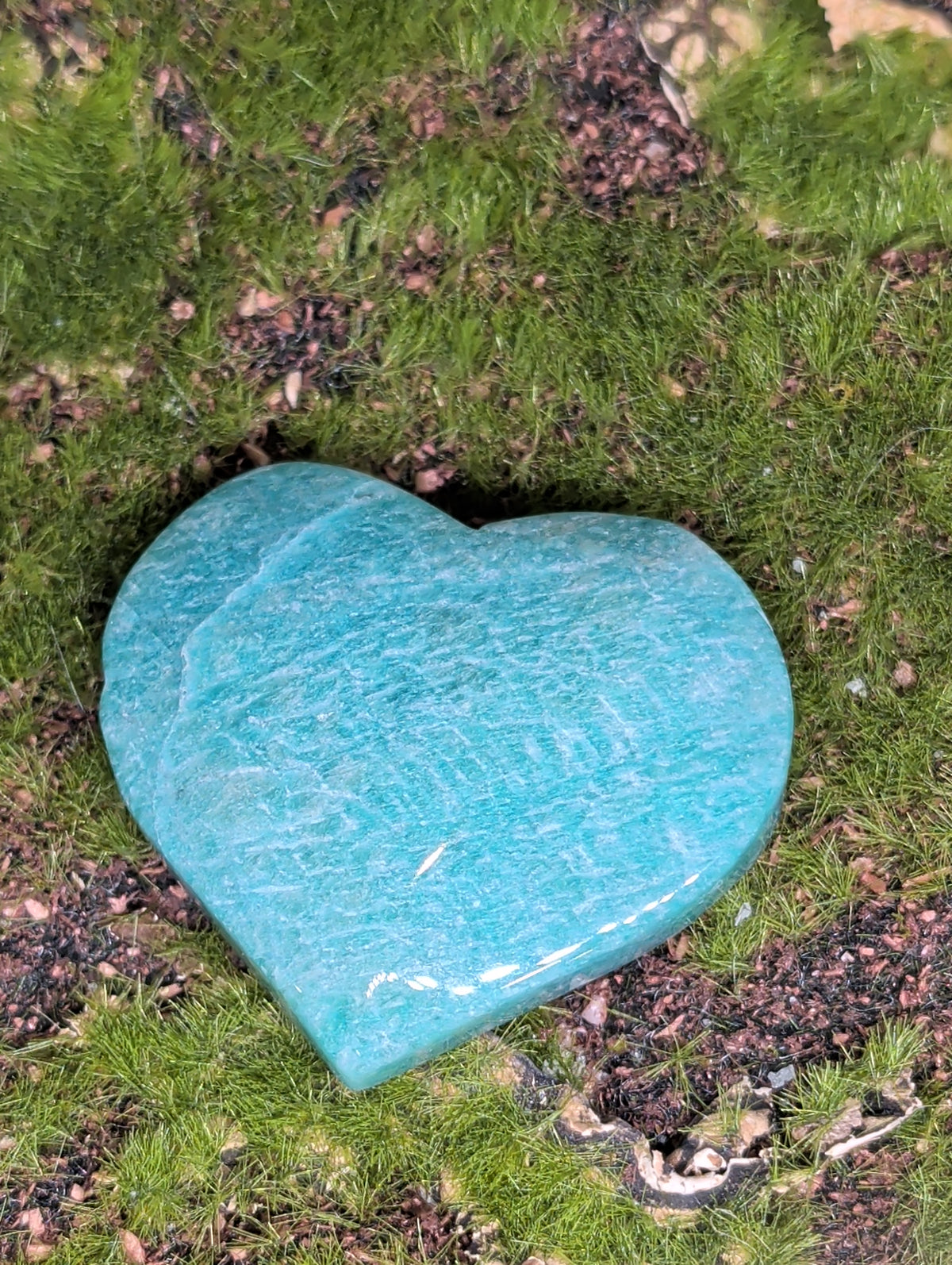 Amazonite Heart