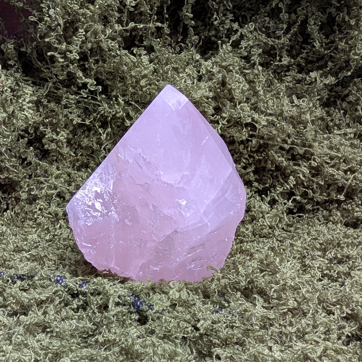 Raw Rose Quartz Point