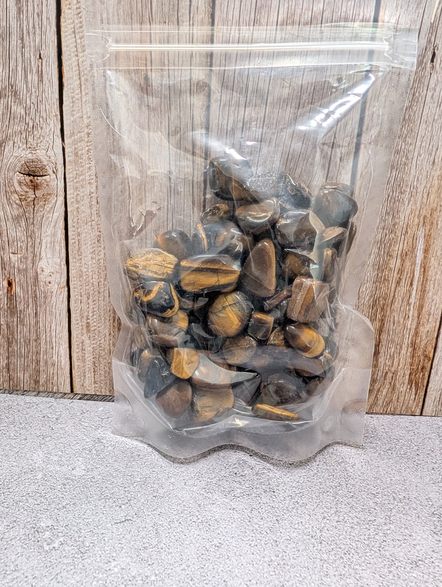 Tiger Eye (gold) Bulk Tumbled 200-Gram Bags