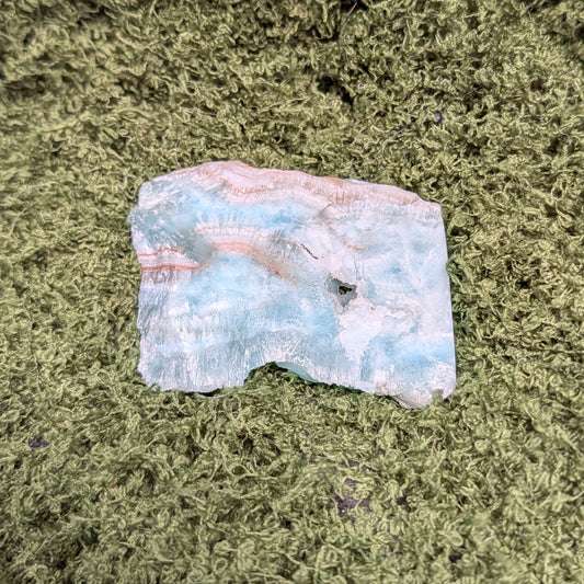 Blue Aragonite Slice