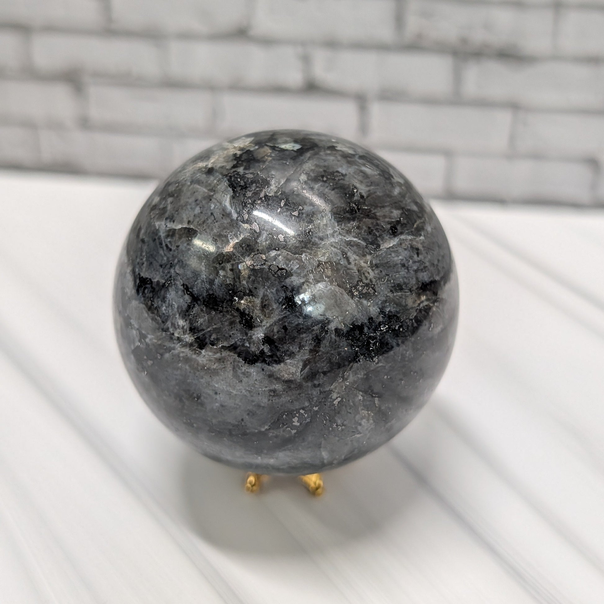 Larvikite Sphere