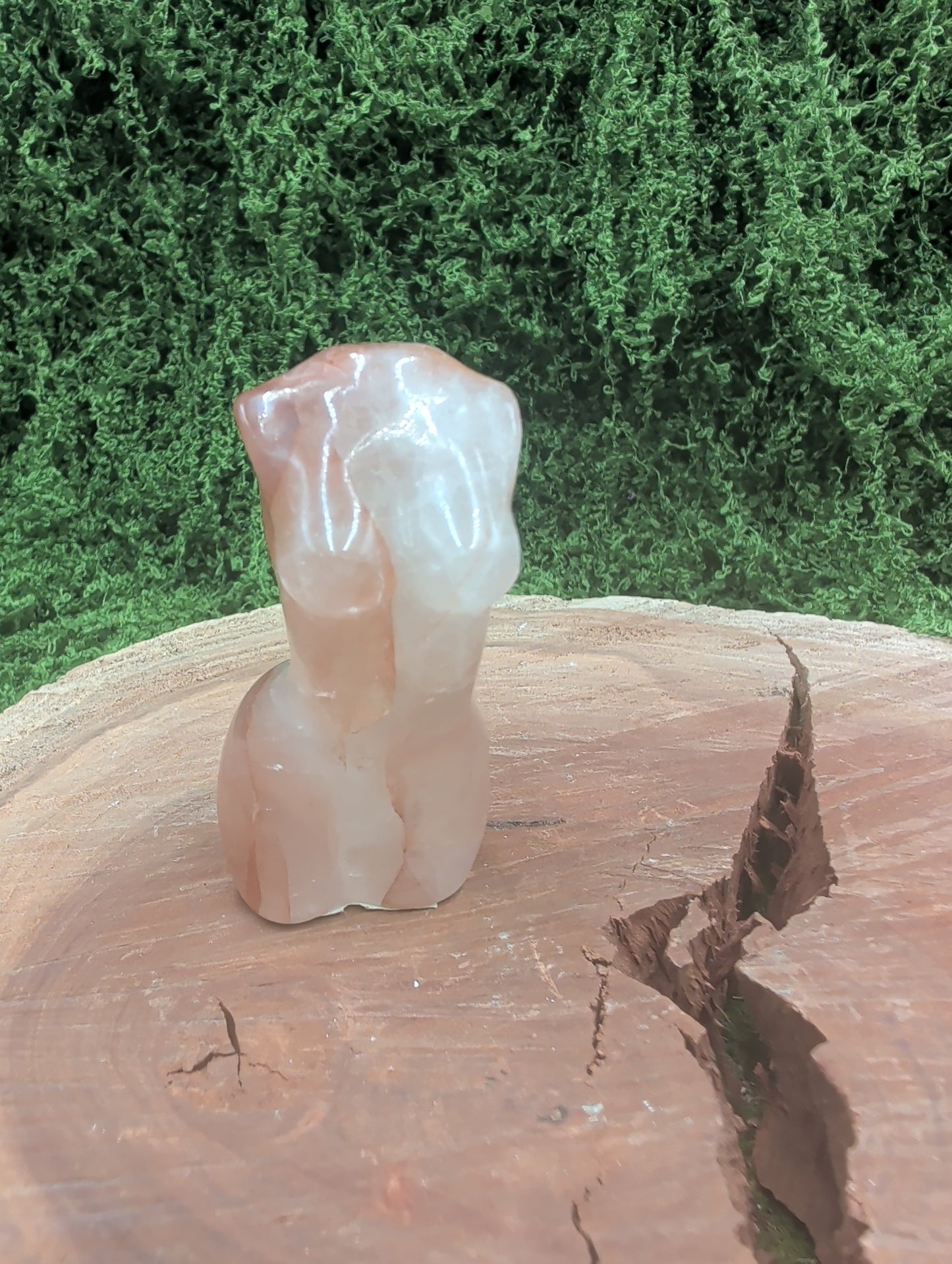 Golden Healer Quartz Lady Figure