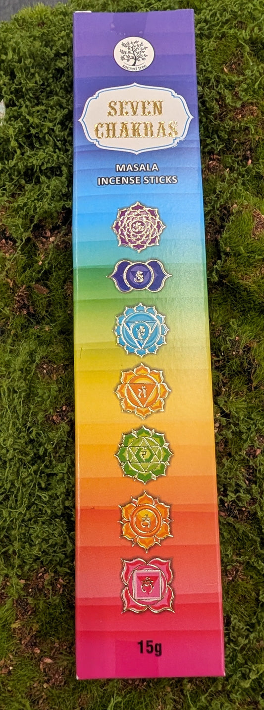 Sacred Tree Seven Chakras Incense