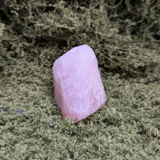 Raw Rose Quartz Point