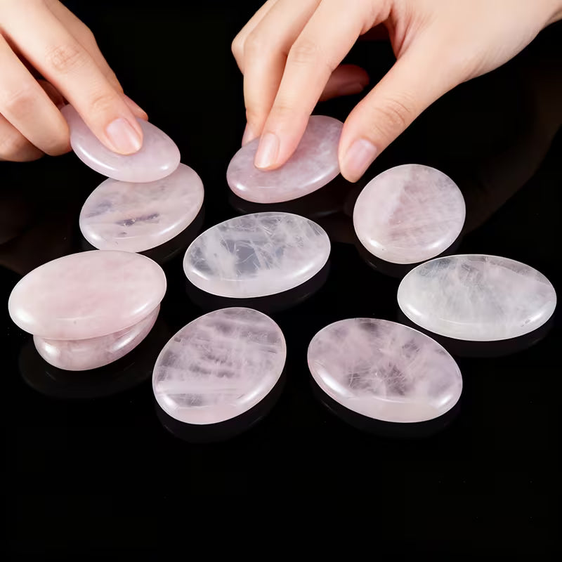 Rose Quartz Worry Stone