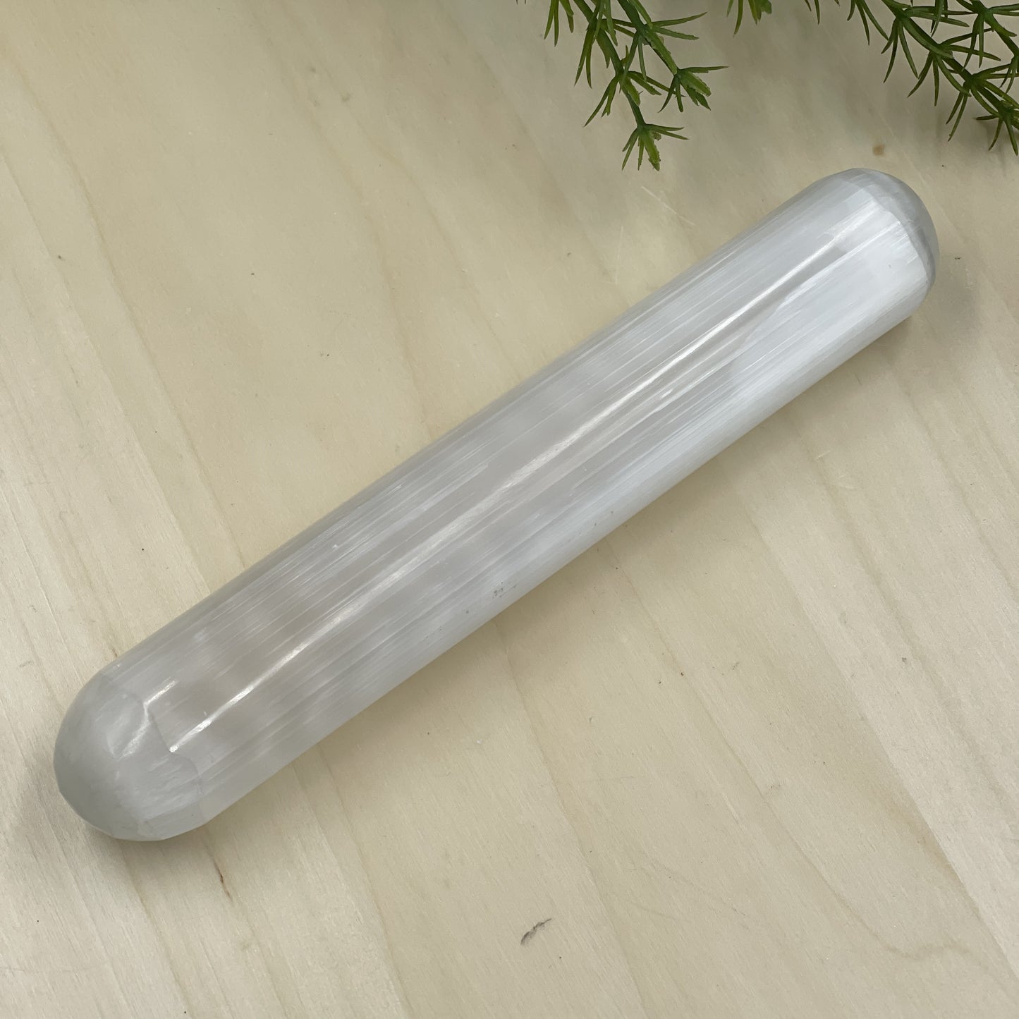 Selenite Doubled Ended Massage Wand