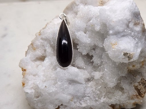Smoky Quartz Sterling Silver Pendant