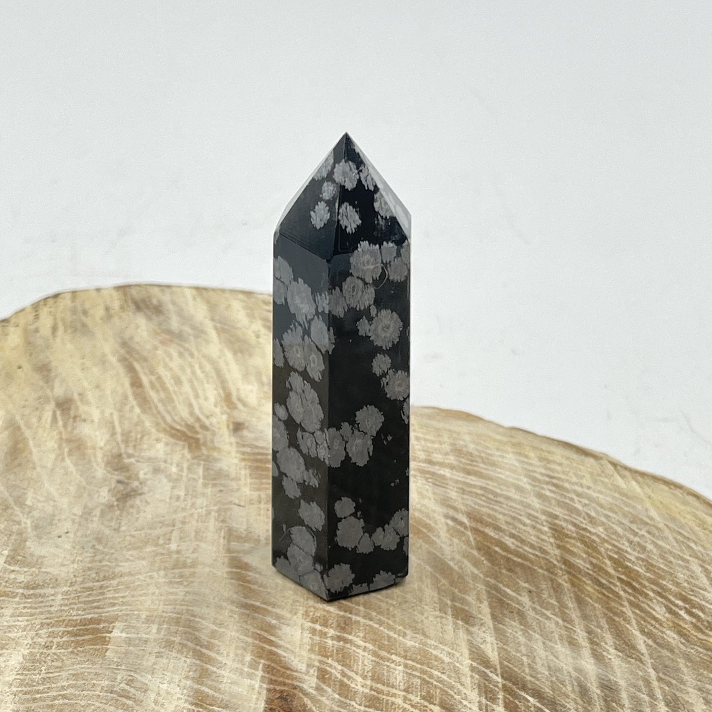 Snowflake Obsidian Point