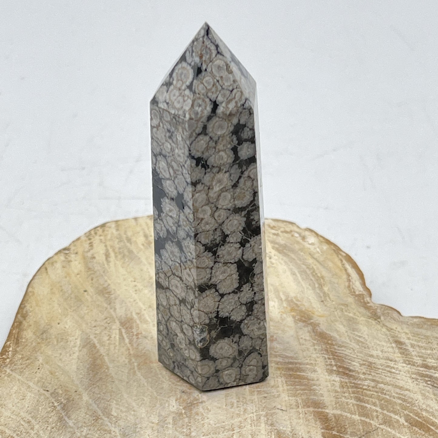 Snowflake Obsidian Point