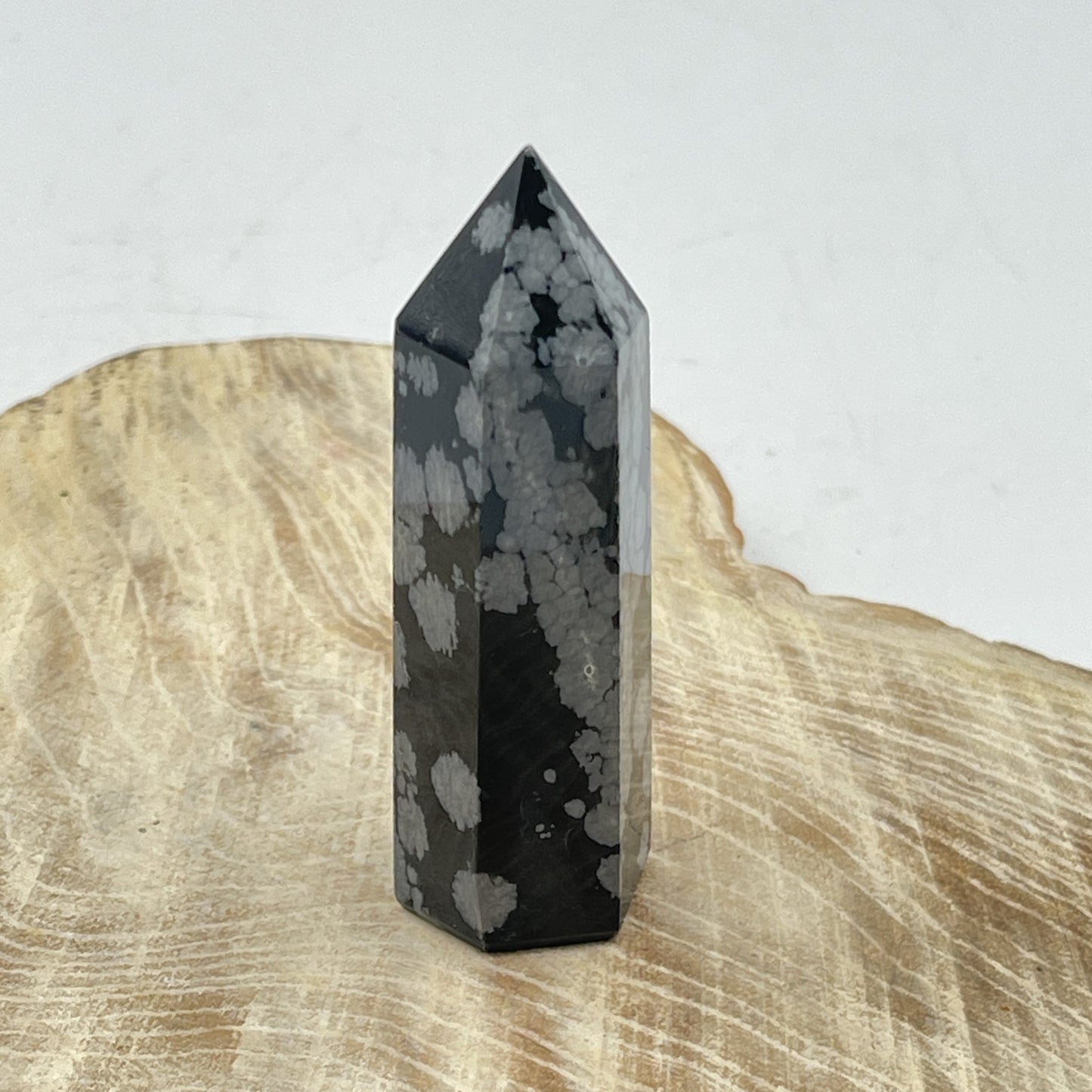 Snowflake Obsidian Point