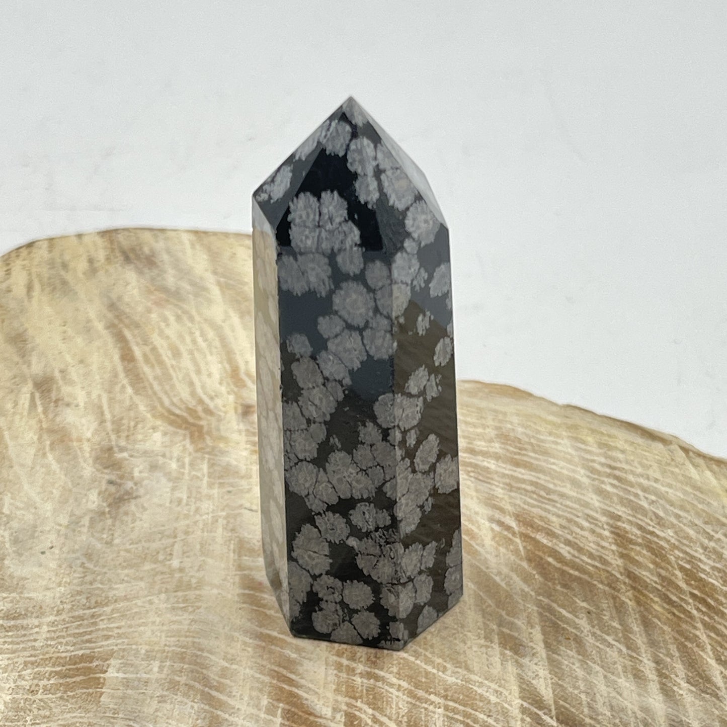 Snowflake Obsidian Point