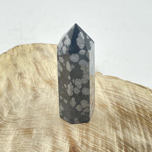 Snowflake Obsidian Point