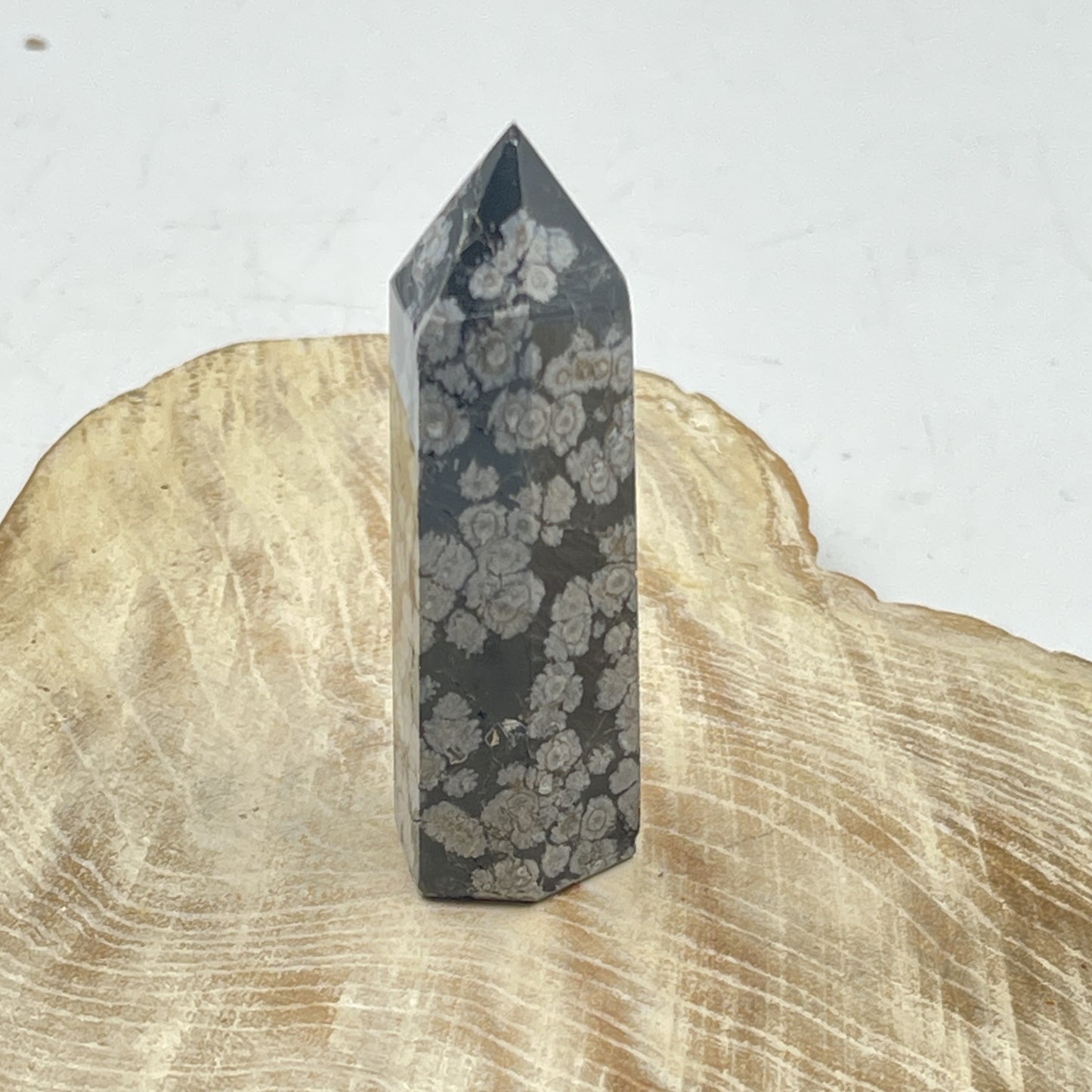 Snowflake Obsidian Point