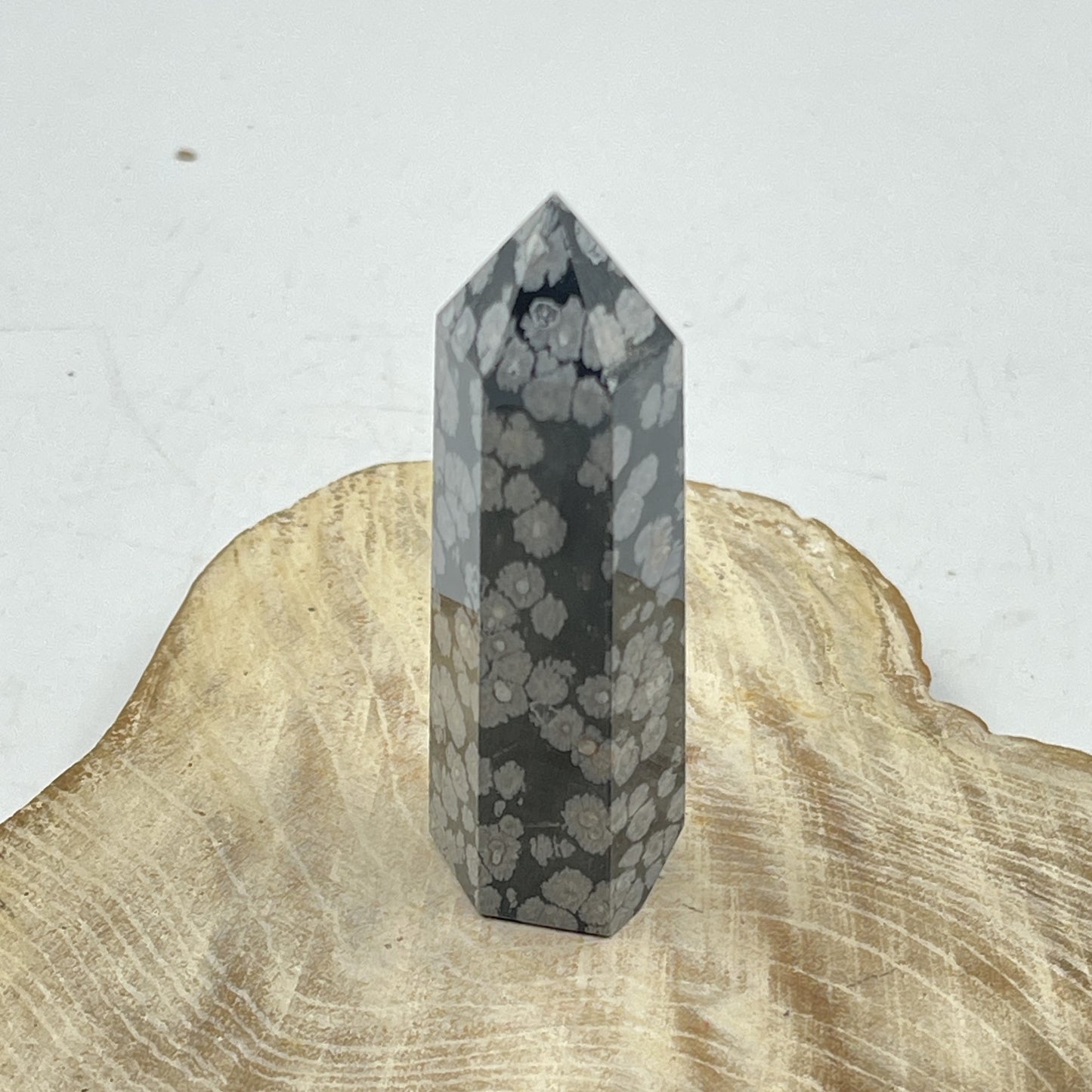 Snowflake Obsidian Point