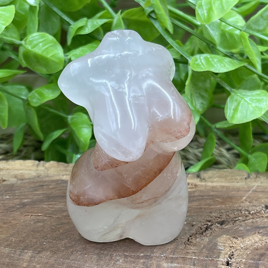 Strawberry Quartz Lady Figure