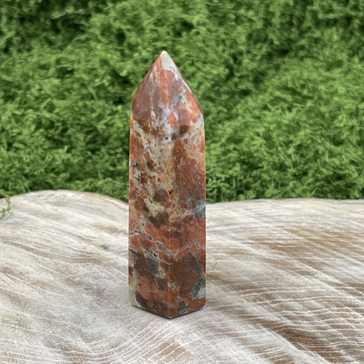 Sunstone Blue Apatite Point