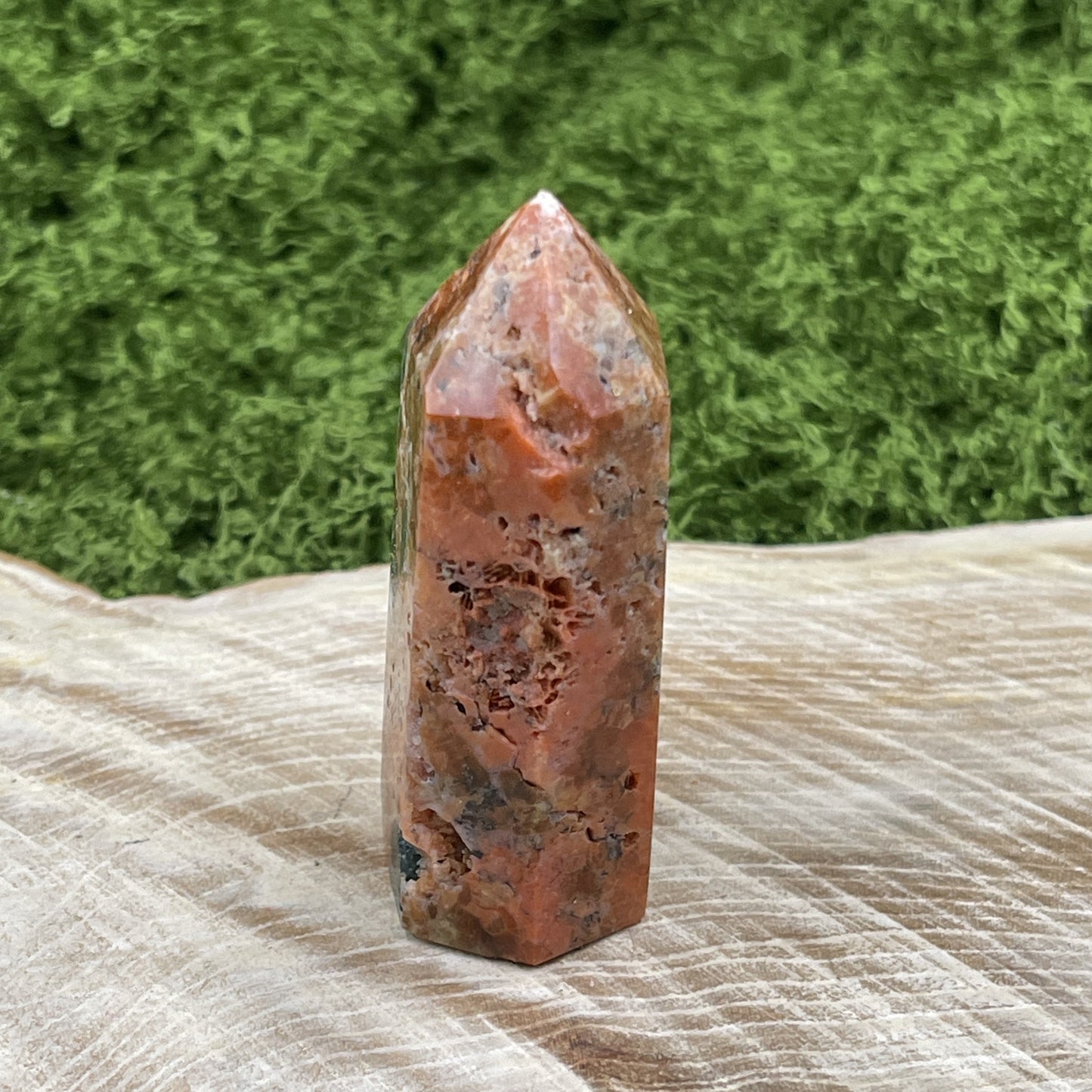 Sunstone Blue Apatite Point