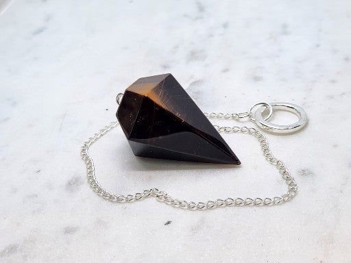 Large Tiger Eye Pendulum