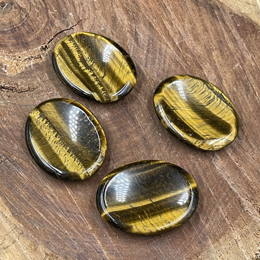 Tiger Eye Palmstone (Worry Stone)