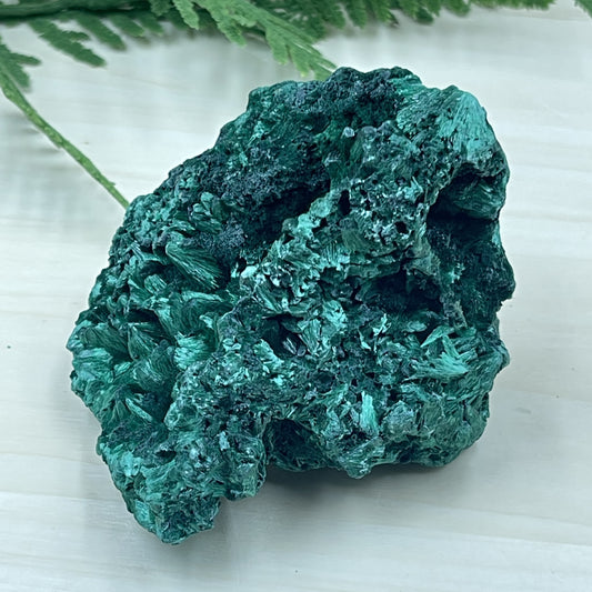 Raw Velvet Malachite
