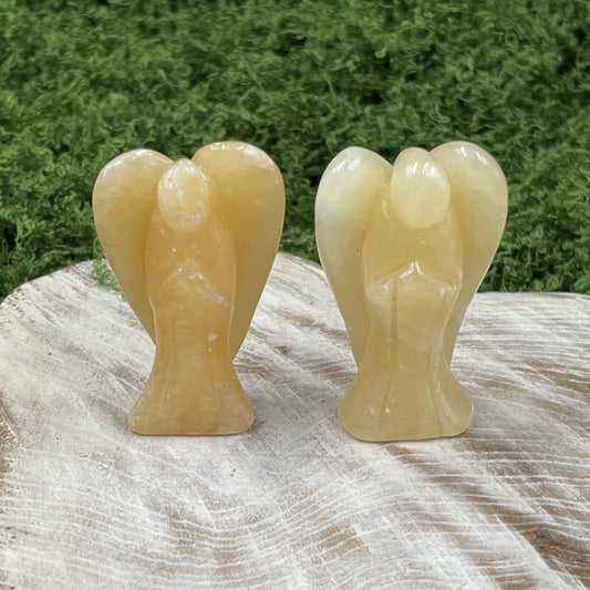 Orange Calcite Angels