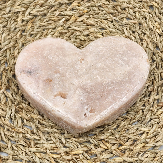 Pink Amethyst Heart