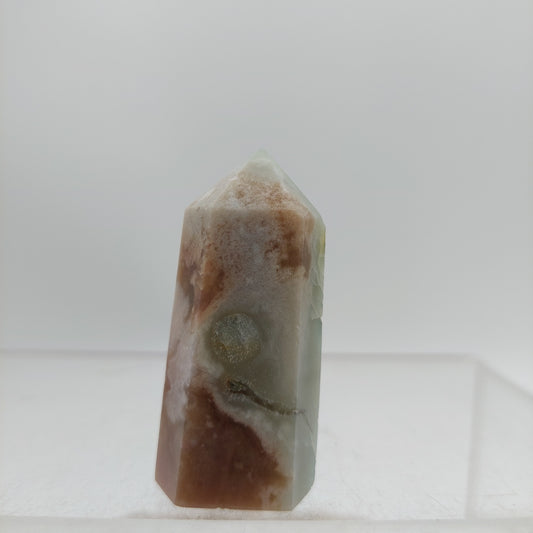 Green Flower Agate Point
