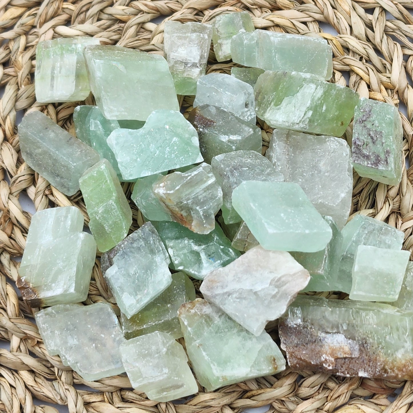 Green Calcite Raw (Emerald)