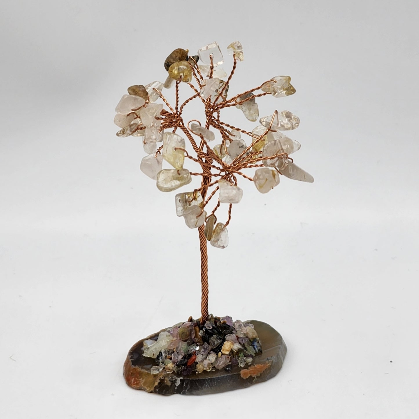 Rutilated Quartz Mini Crystal Tree