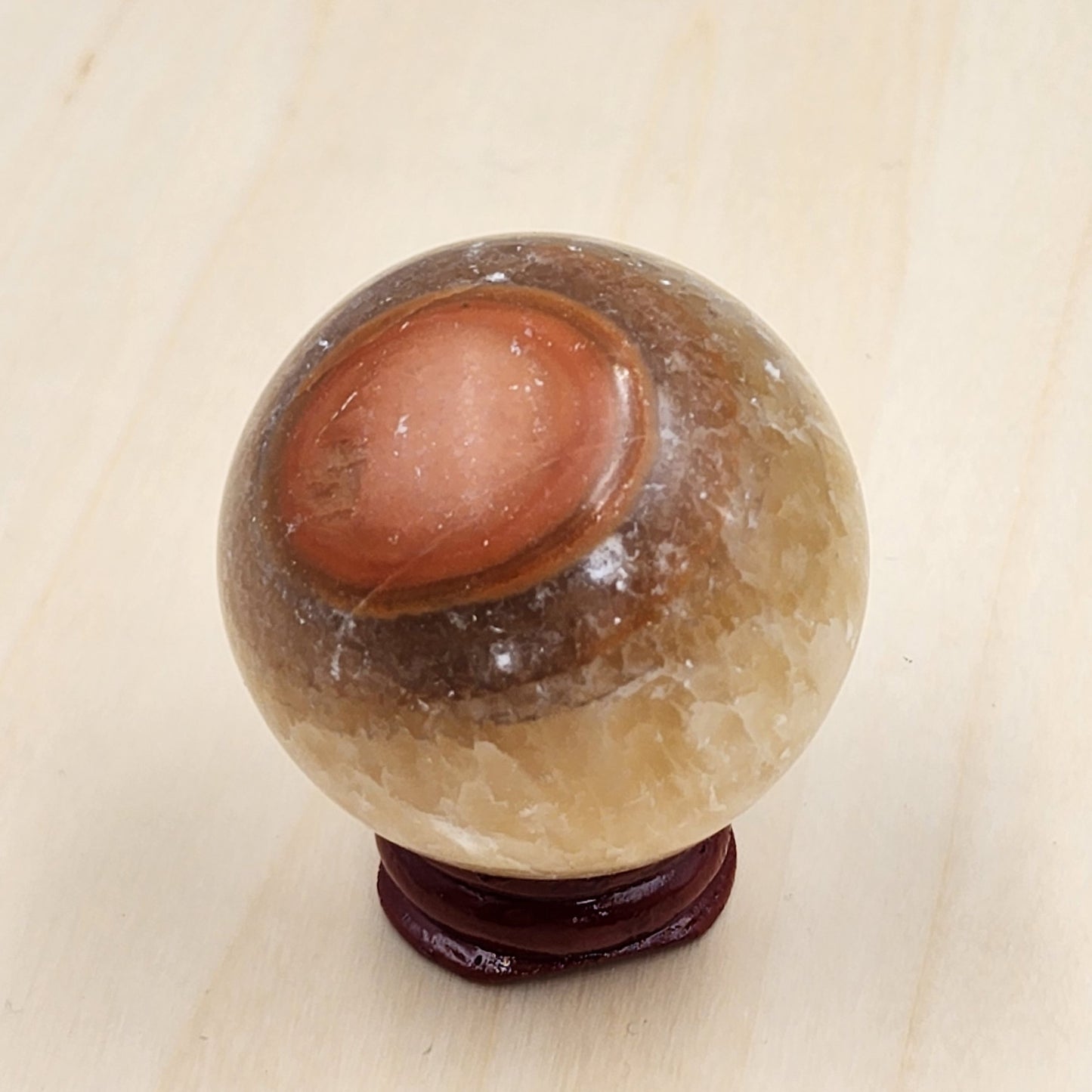 Honey Calcite Sphere