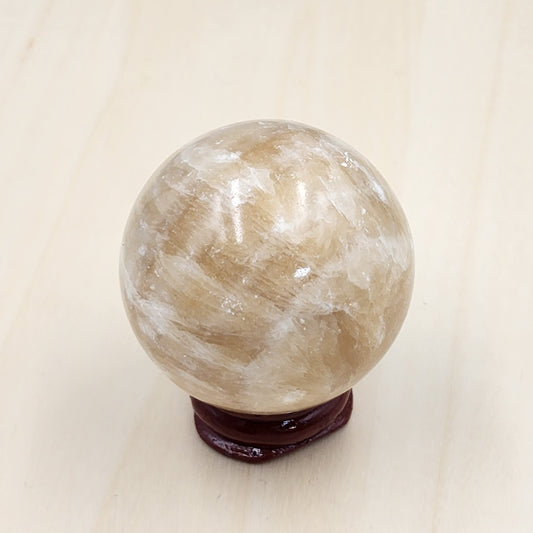Honey Calcite Sphere