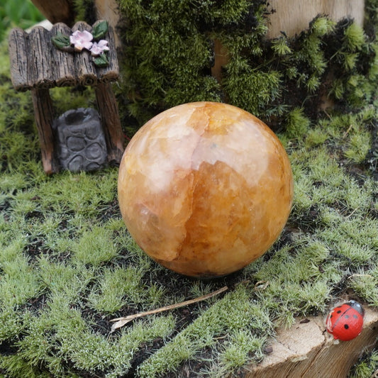 Hematoid Quartz Sphere