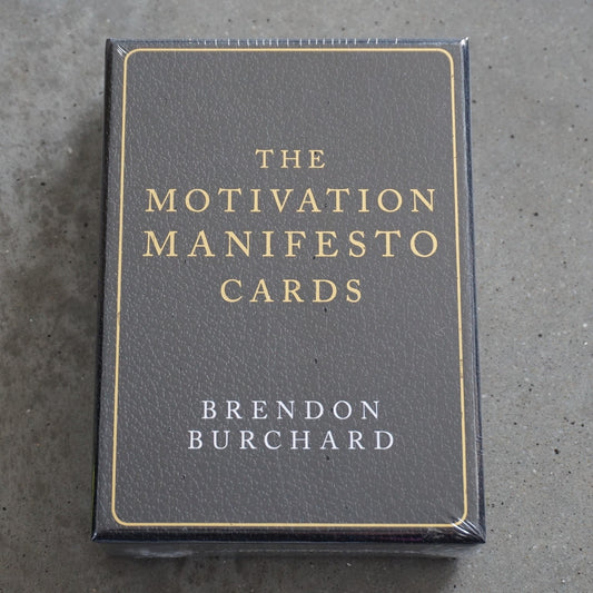 Motivation Manifesto Cards By Brendon Burchard