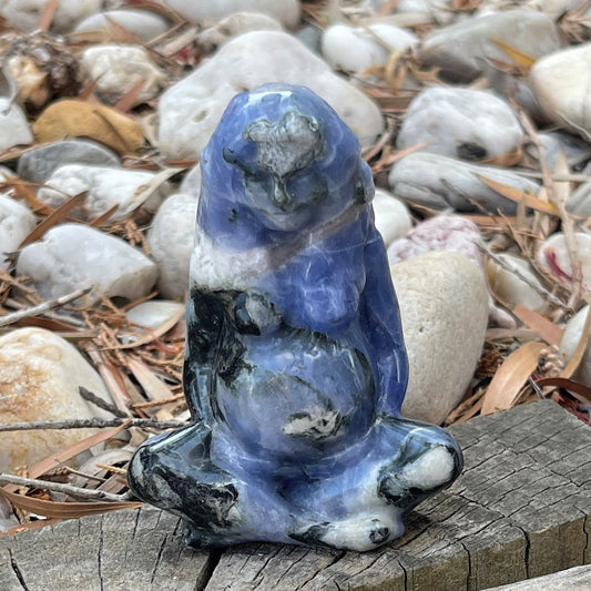 Sodalite Mother Earth Figure