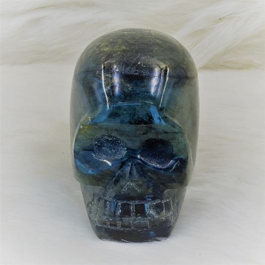 Labradorite Skull