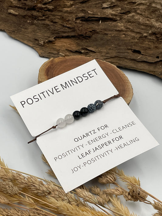 Positive Mindset Adjustable Bracelet