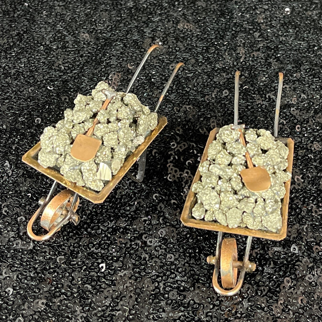 Pyrite Wheelbarrow