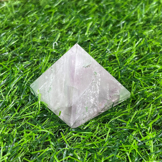 Rainbow Fluorite Pyramid