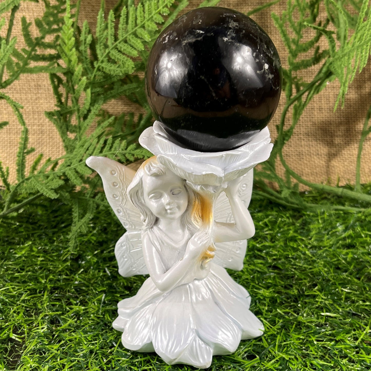 White Fairy Sphere Holder