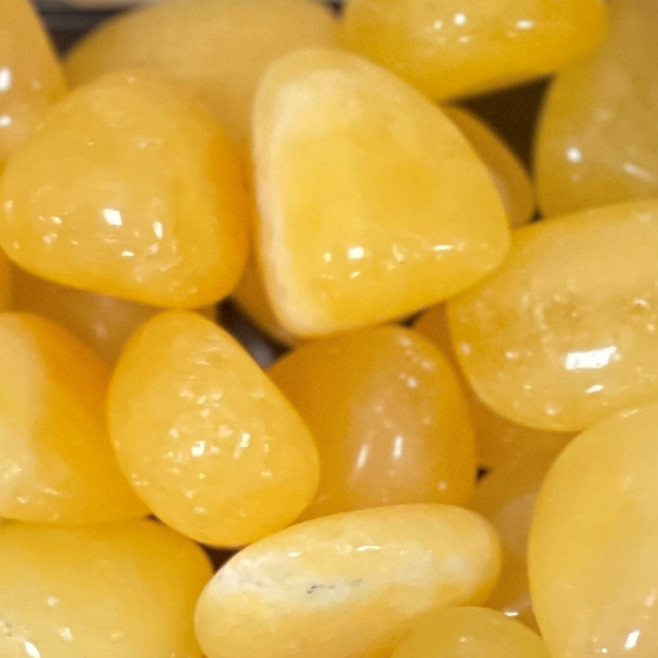 Yellow Calcite Tumbled